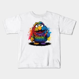 Funny Colorful Muppet Kids T-Shirt